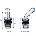 Valve de pneu tubeless pour moto à montage affleurant VS-8 PVR30